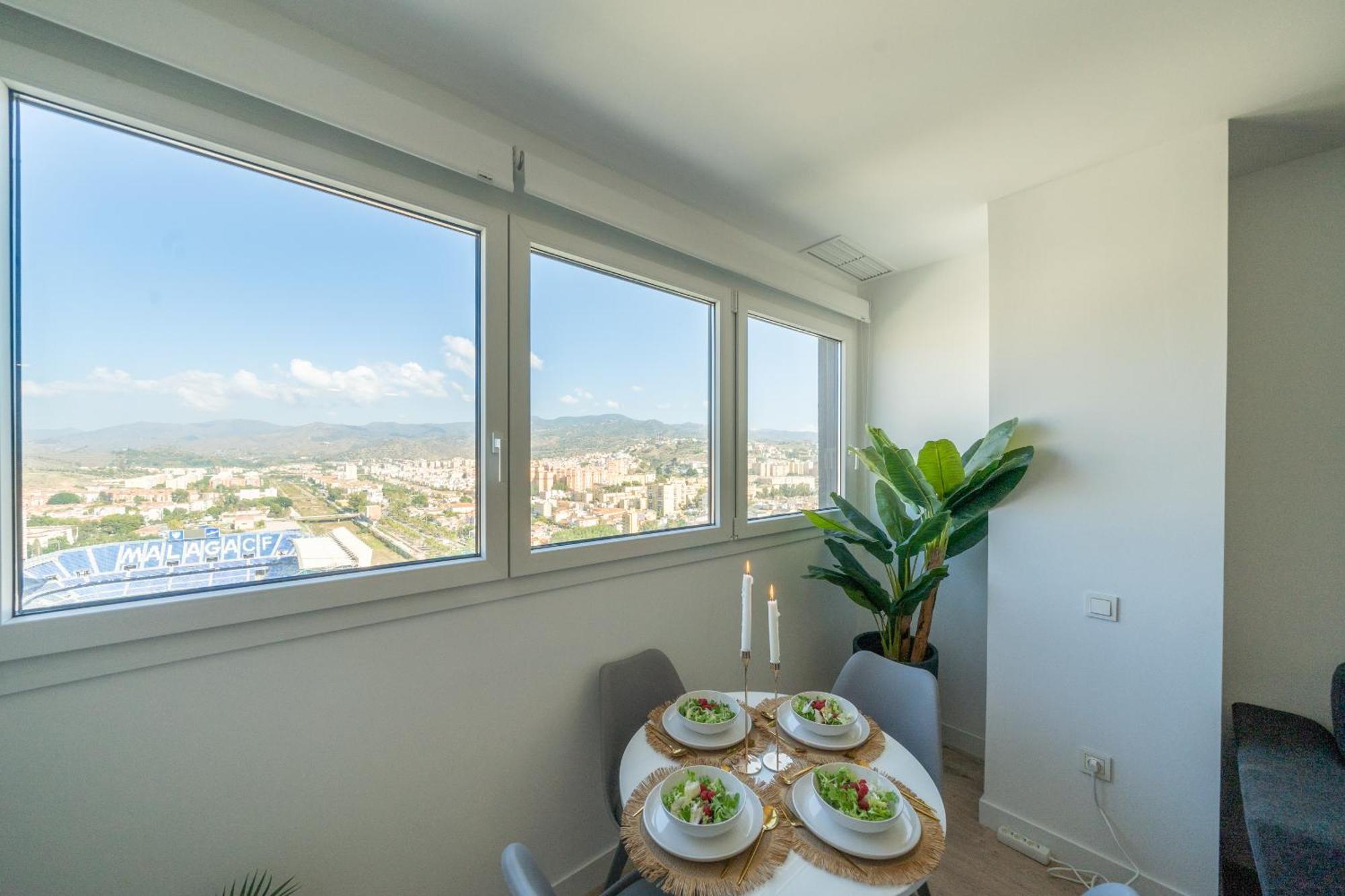 דירות Xpce Urban 4 Malaga Skyline - Free Parking מראה חיצוני תמונה