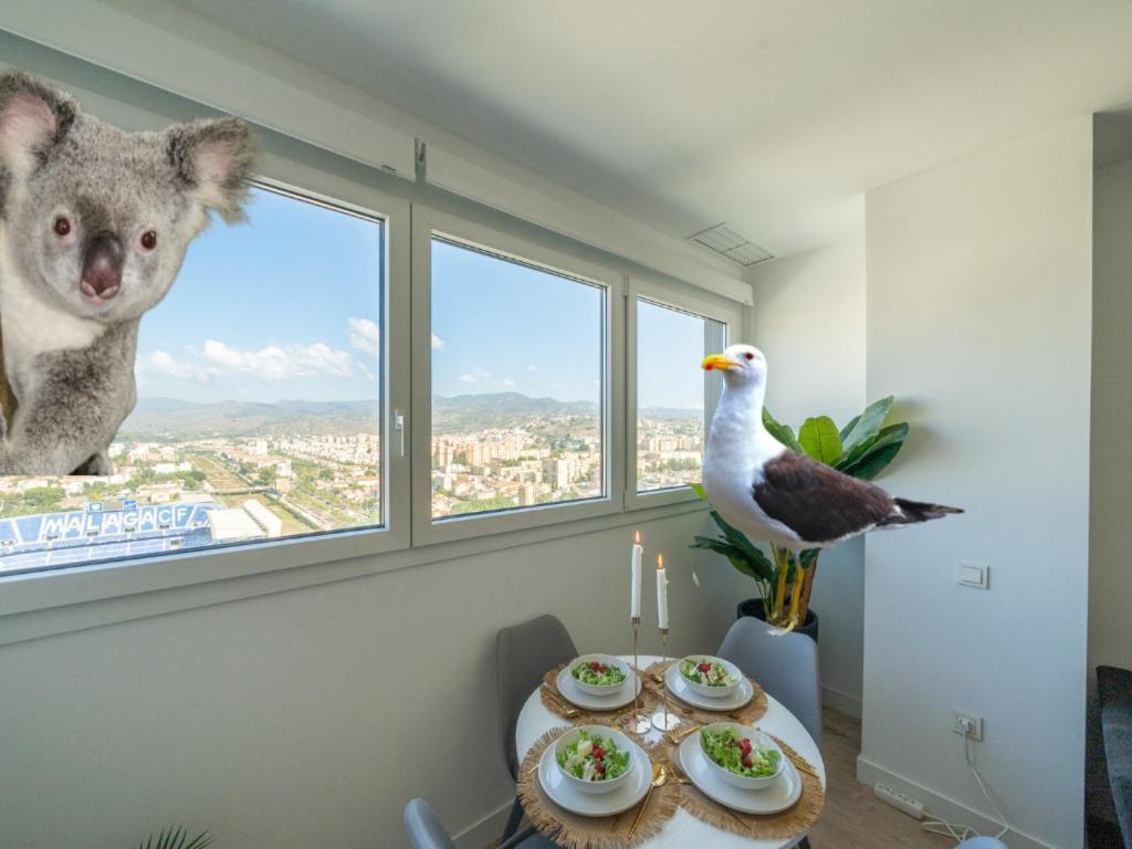 דירות Xpce Urban 4 Malaga Skyline - Free Parking מראה חיצוני תמונה